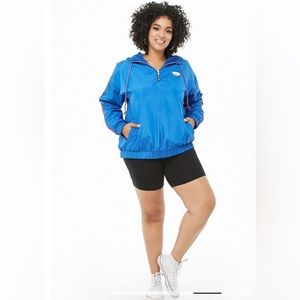 Forever 21 blue windbreaker plus size 3X never worn